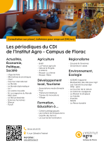 Liste des p&eacute;riodiques du CDI